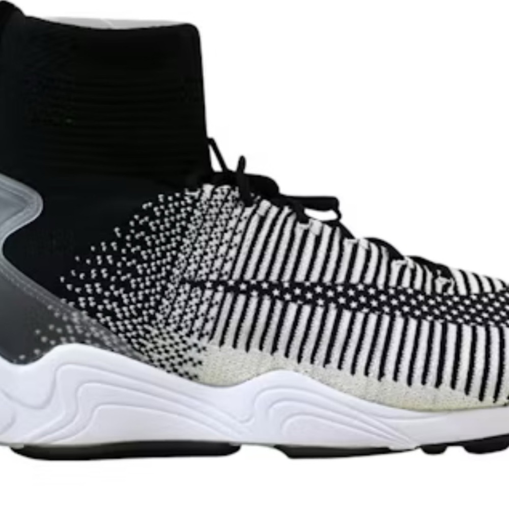 Black and White Noki size 42 or 8.5 High-Top Sneakers